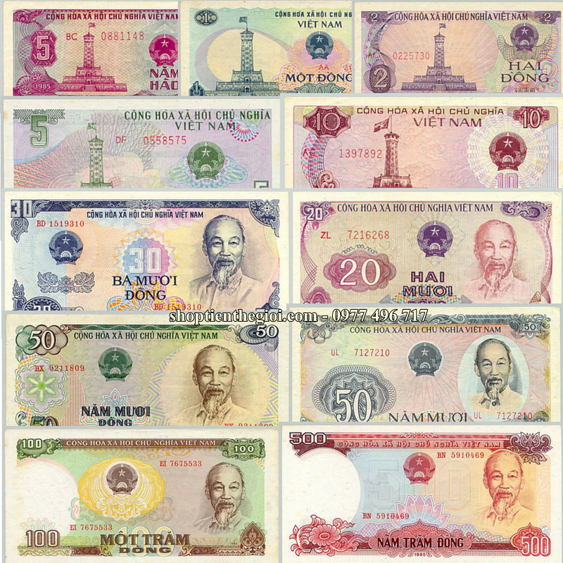 bộ tiền việt nam 1985